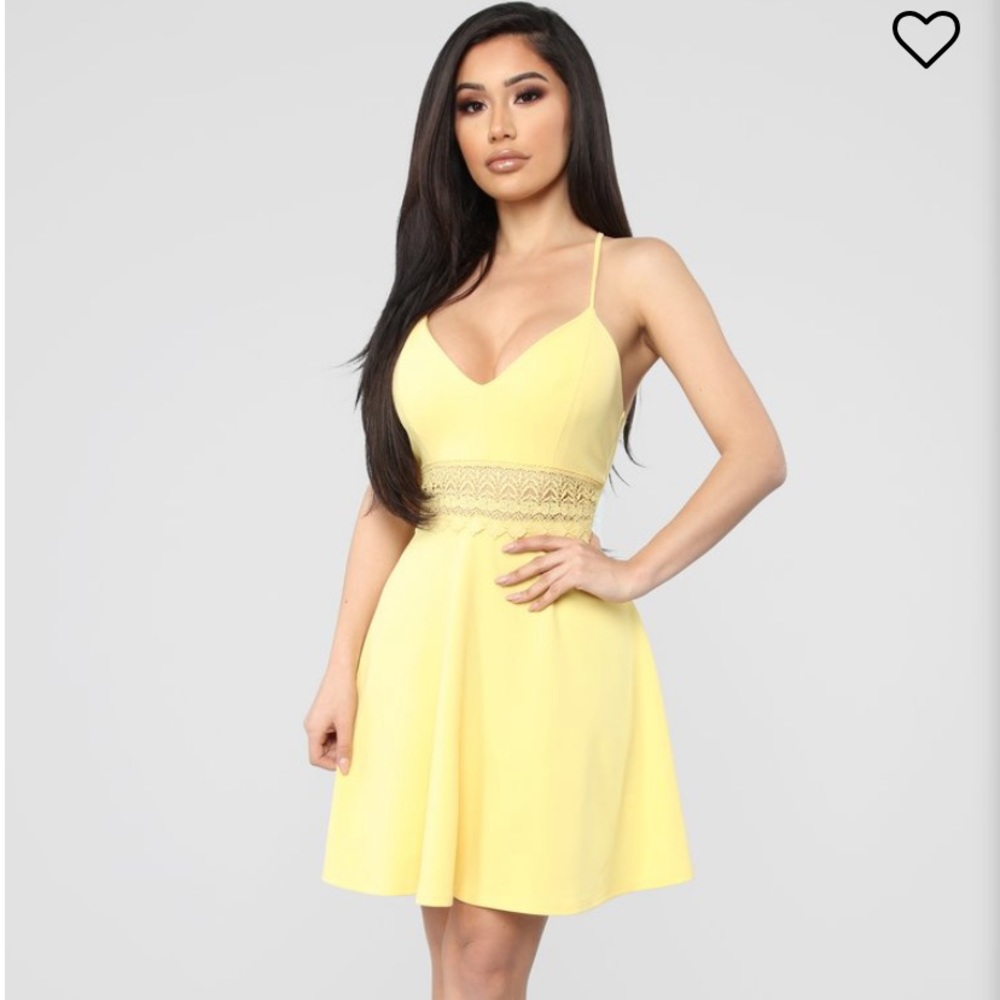 Yellow sun dress